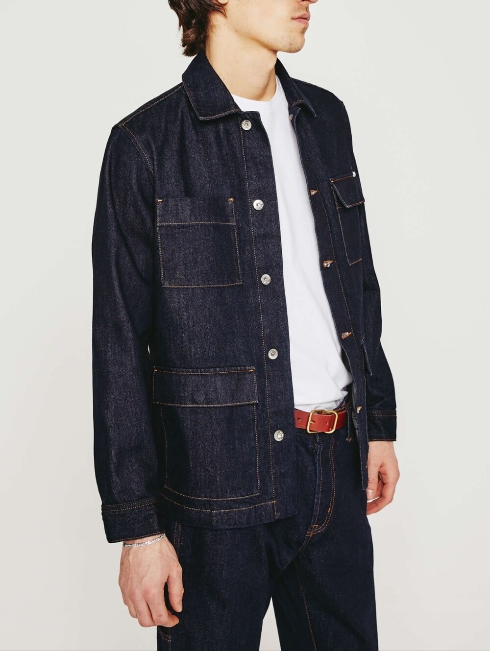 AG Adriano Goldschmied Men's Off Lance Utility Shirt Jacket